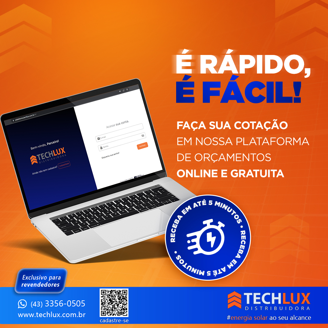 Plataforma de Orçamentos Techlux