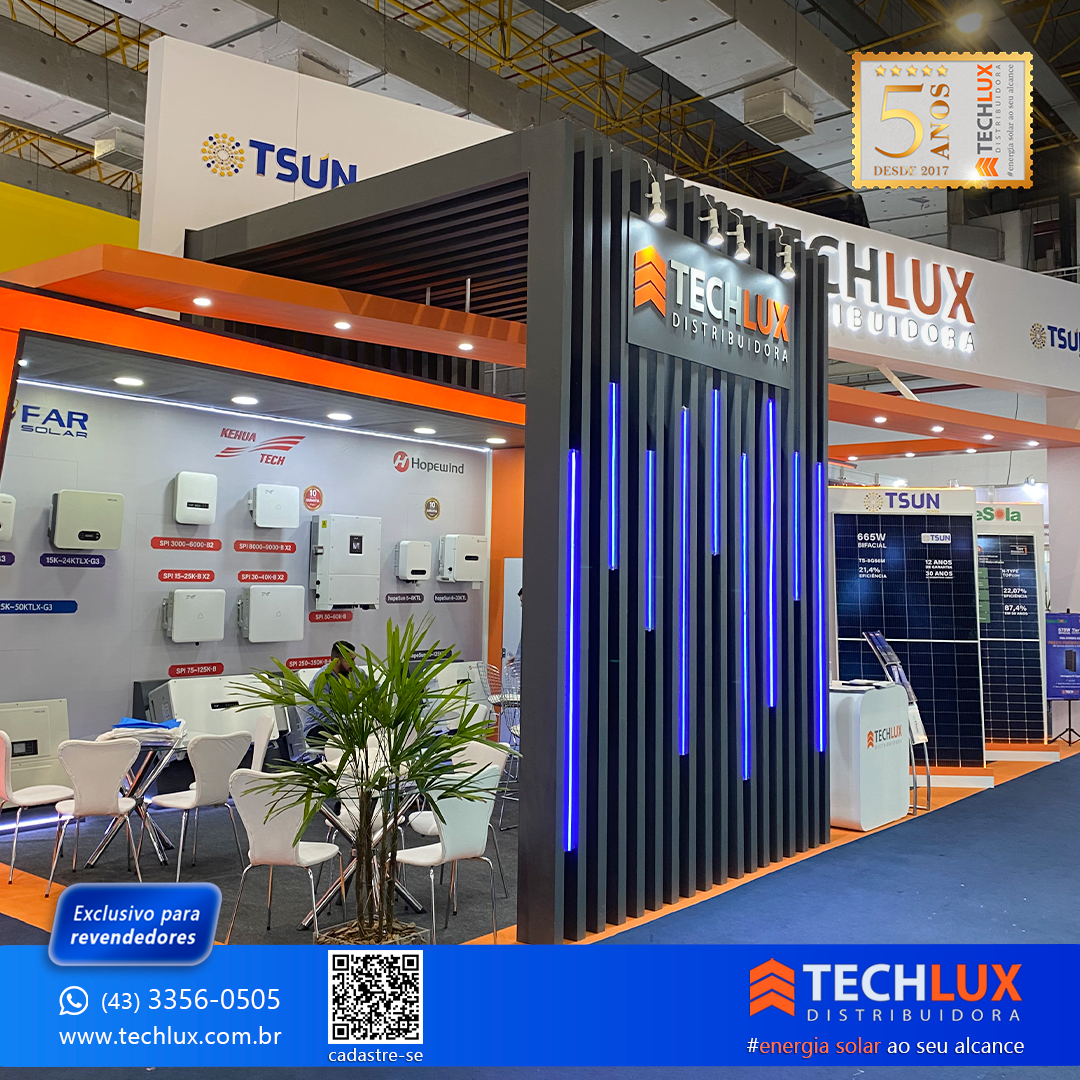 Techlux Estreia Na Intersolar Em Grande Estilo Techlux 8412