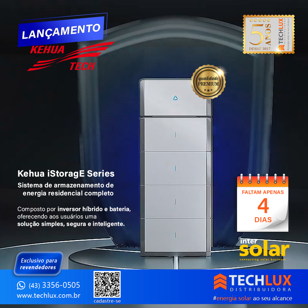 Kehua iStorage System - Conheça o lançamento da Kehua Tech