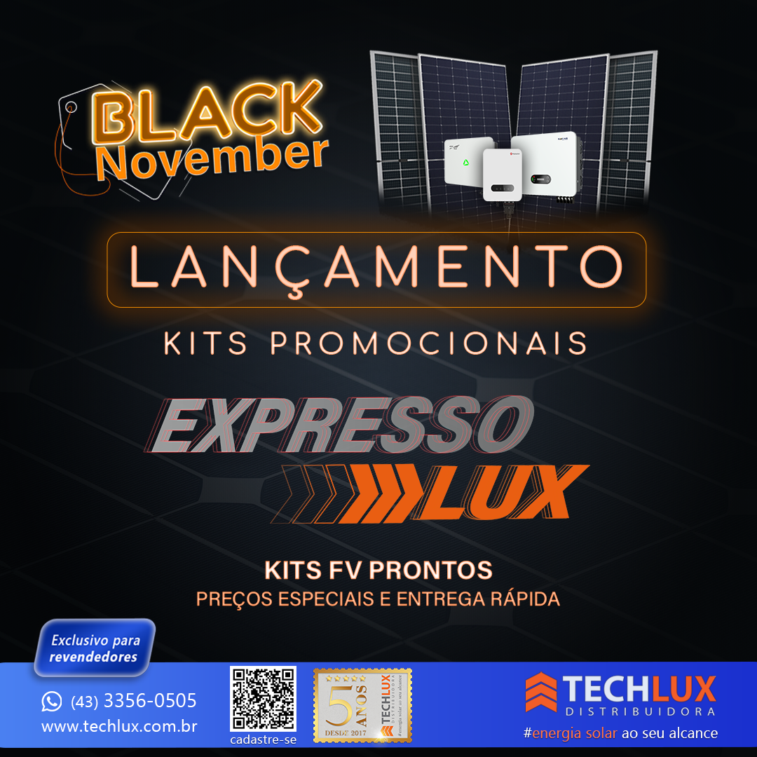 Conheça os Kits Fotovoltaicos EXPRESSO LUX