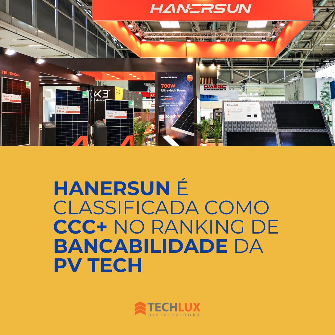 Hanersun Recebe Classificação CCC+ no Ranking de Bancabilidade da PV Tech: Qual a Importância?