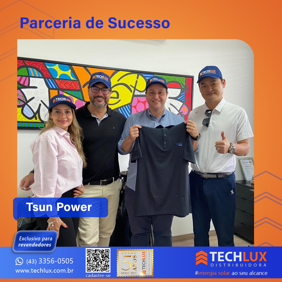 Visita Da Fabricante Tsun Power Na Techlux Techlux 7204