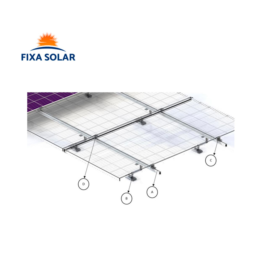 Kit Fixa Solar - Estrutura Telha Cerâmica