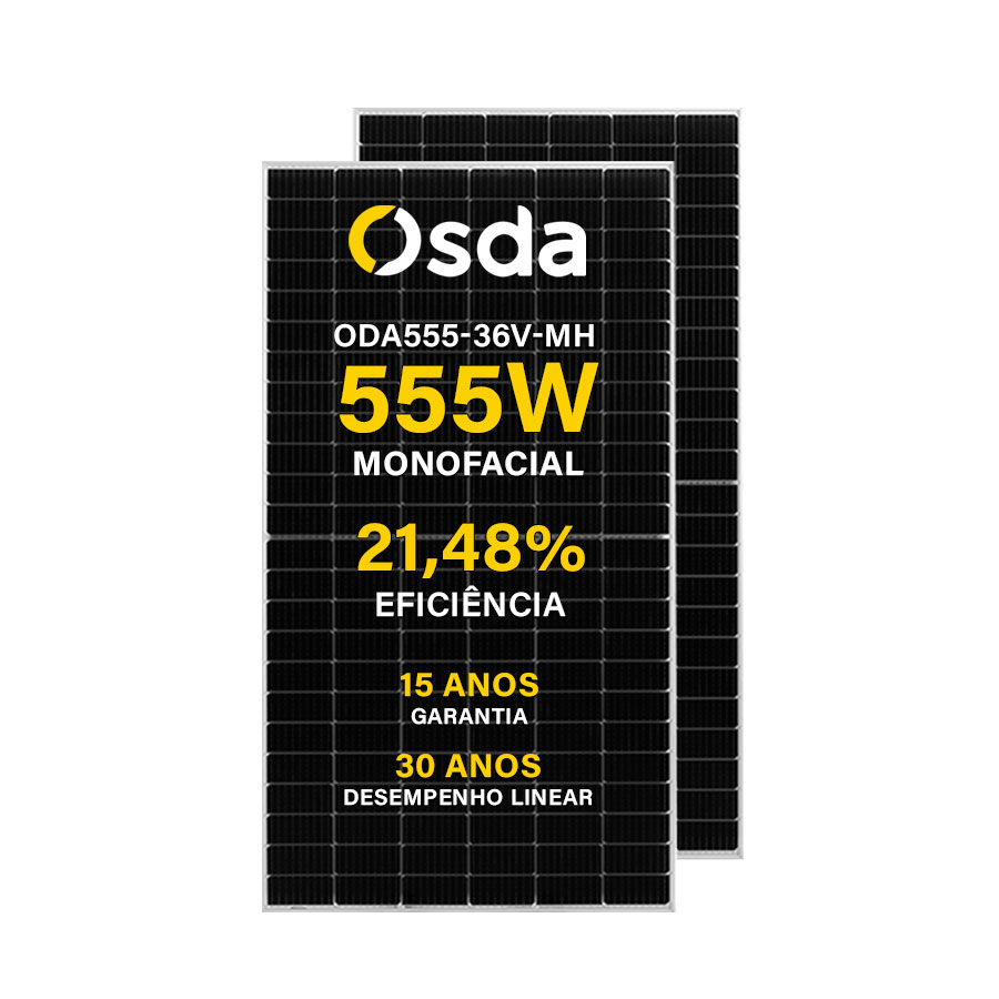 Módulo Fotovoltaico OSDA Solar 555W ODA555-36V-MH Monocristalino Halfcell