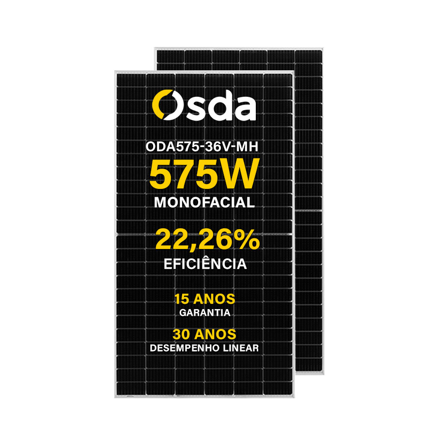 Módulo Fotovoltaico OSDA Solar 575W ODA575-36V-MH Monocristalino Halfcell