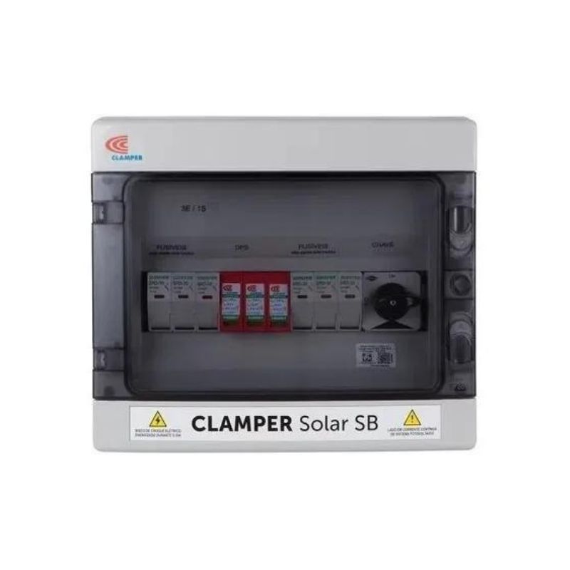 String Box Clamper SB 1000 18kA 3 Entrada / 1 Saida